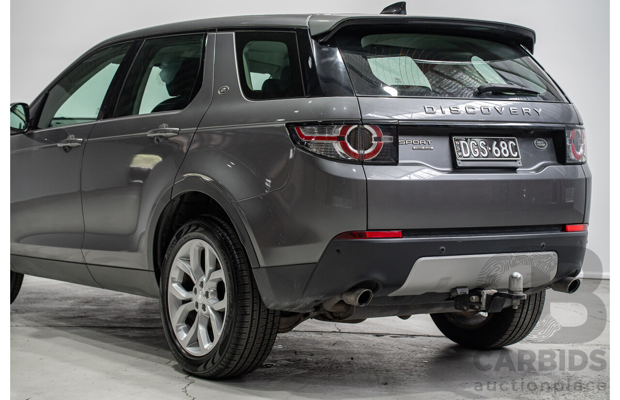 08/2019 Land Rover Discovery Sport SD4 (AWD) 177kW HSE L550 MY18 4d Wagon Ammonite Grey Turbo Diesel 2.0L