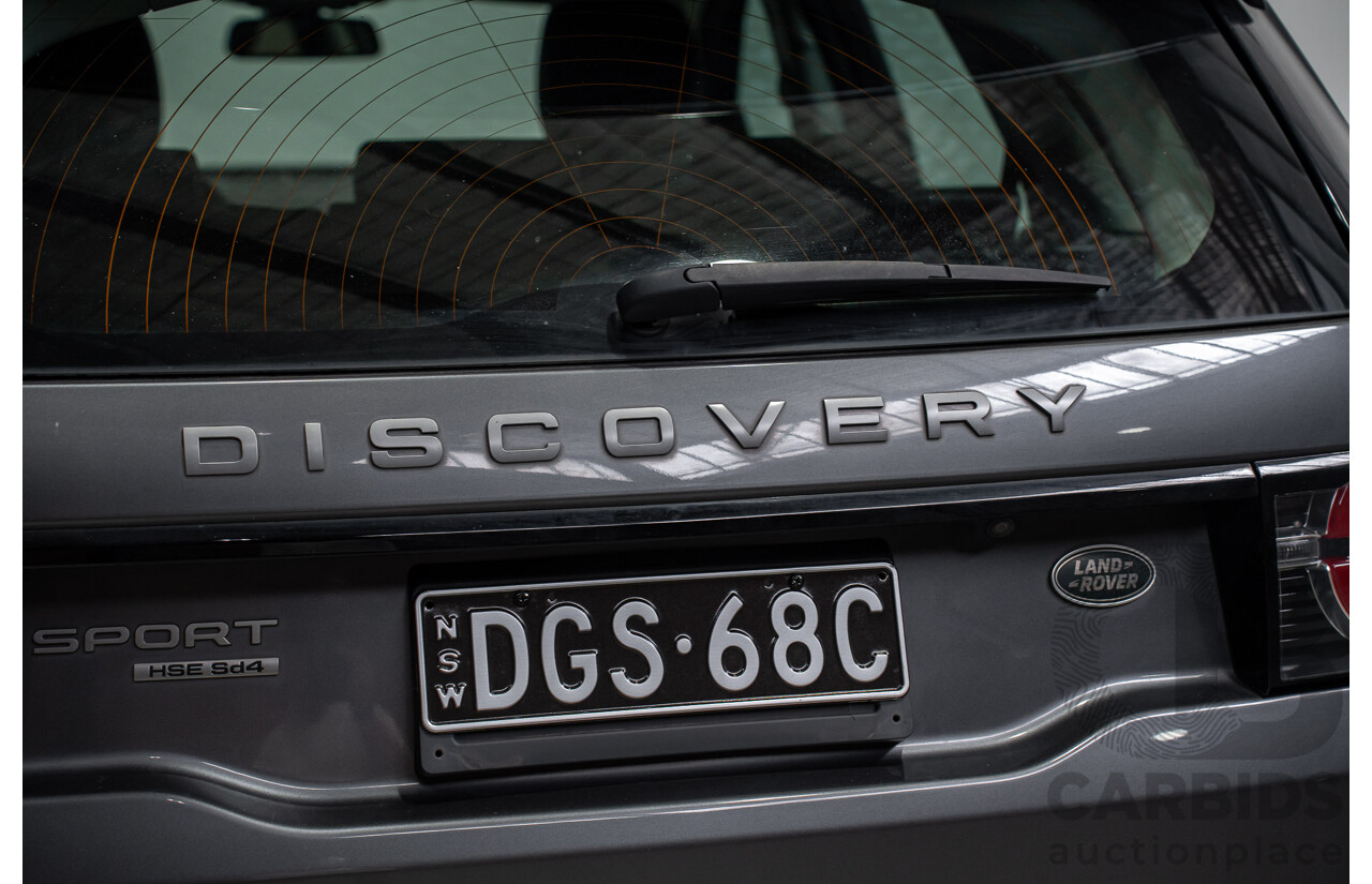 08/2019 Land Rover Discovery Sport SD4 (AWD) 177kW HSE L550 MY18 4d Wagon Ammonite Grey Turbo Diesel 2.0L