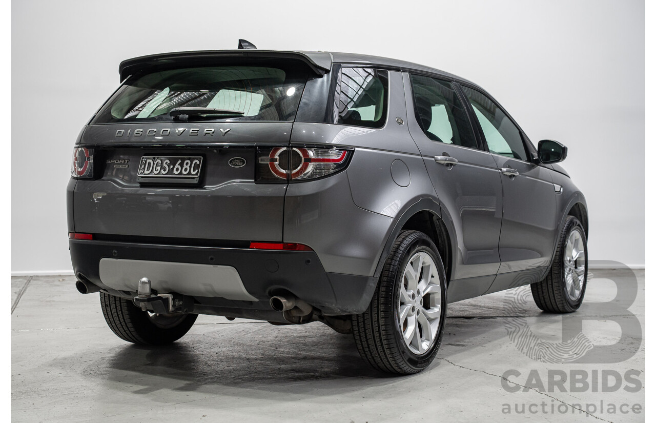 08/2019 Land Rover Discovery Sport SD4 (AWD) 177kW HSE L550 MY18 4d Wagon Ammonite Grey Turbo Diesel 2.0L