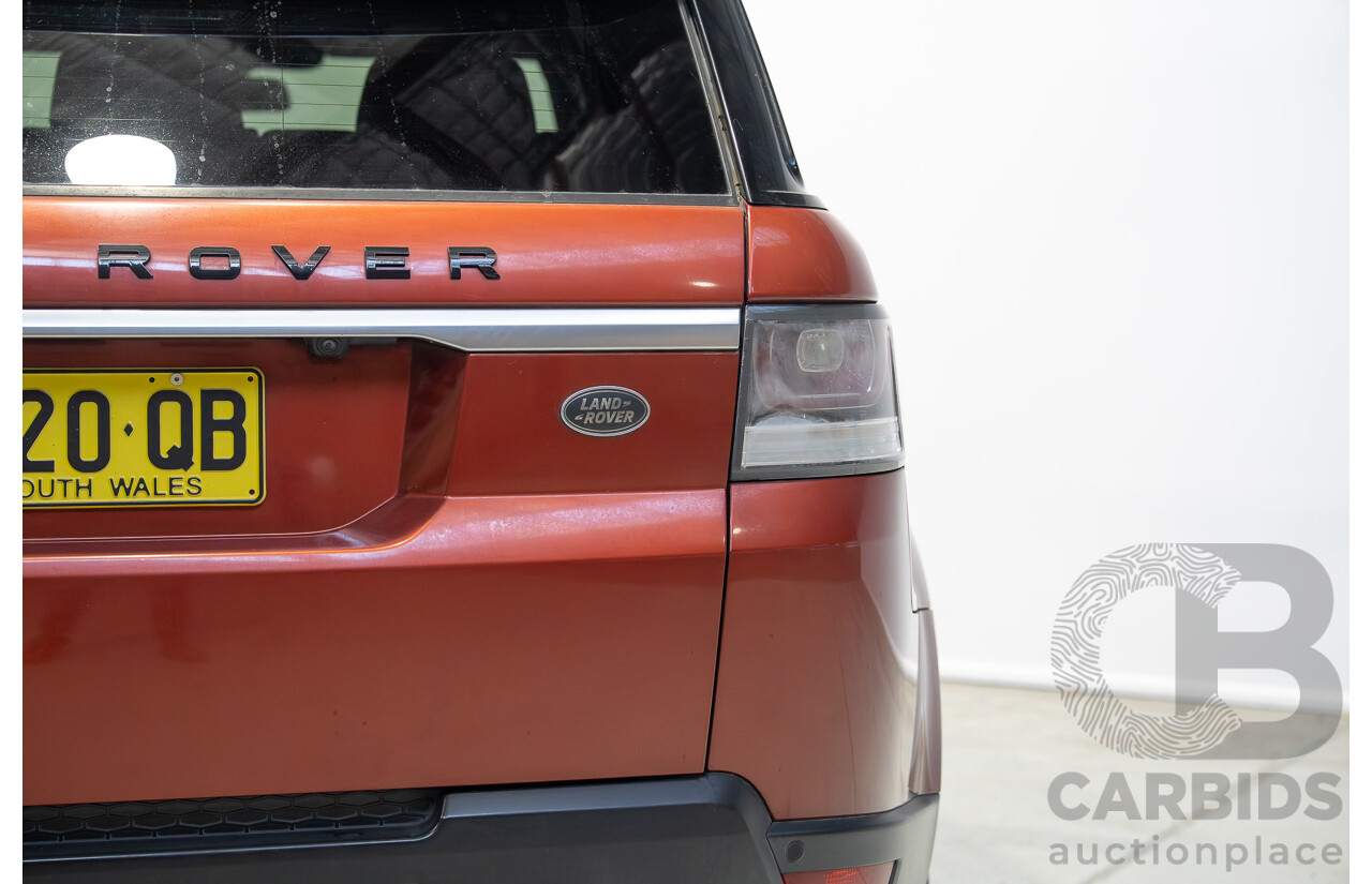 01/2014 Land Rover Range Rover Sport SDV6 HSE (AWD) L494 MY20 4d Wagon Chile Red Turbo Diesel 3.0L