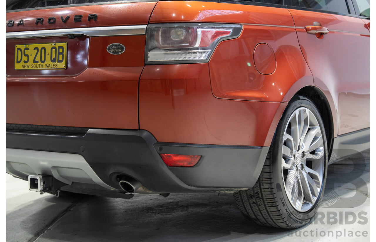 01/2014 Land Rover Range Rover Sport SDV6 HSE (AWD) L494 MY20 4d Wagon Chile Red Turbo Diesel 3.0L