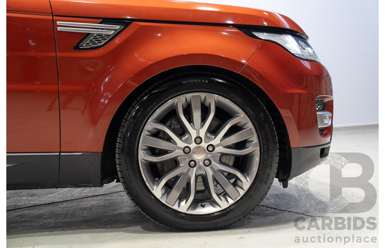 01/2014 Land Rover Range Rover Sport SDV6 HSE (AWD) L494 MY20 4d Wagon Chile Red Turbo Diesel 3.0L