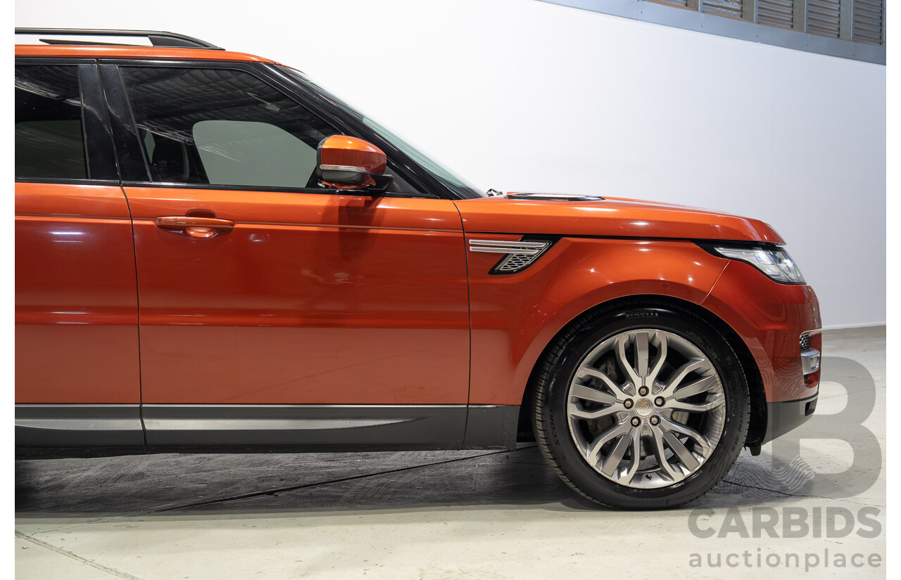 01/2014 Land Rover Range Rover Sport SDV6 HSE (AWD) L494 MY20 4d Wagon Chile Red Turbo Diesel 3.0L