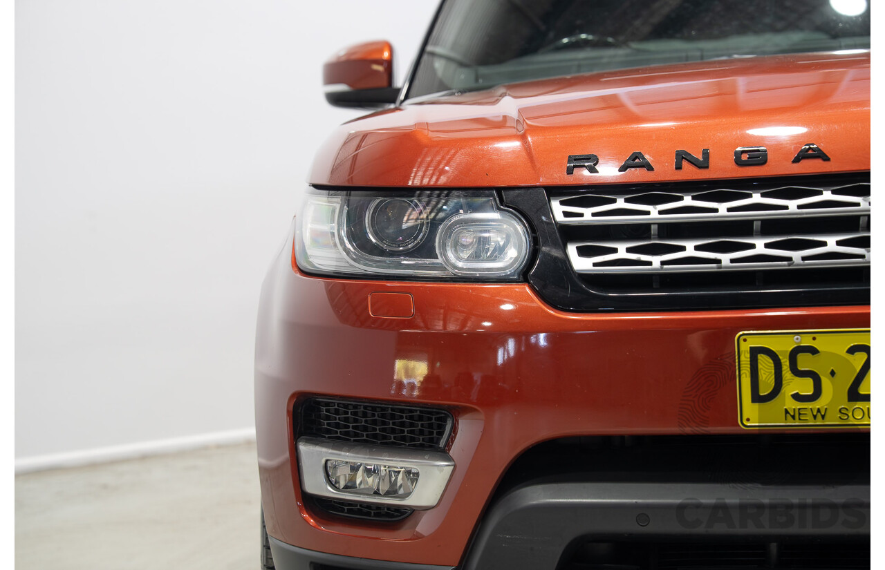 01/2014 Land Rover Range Rover Sport SDV6 HSE (AWD) L494 MY20 4d Wagon Chile Red Turbo Diesel 3.0L