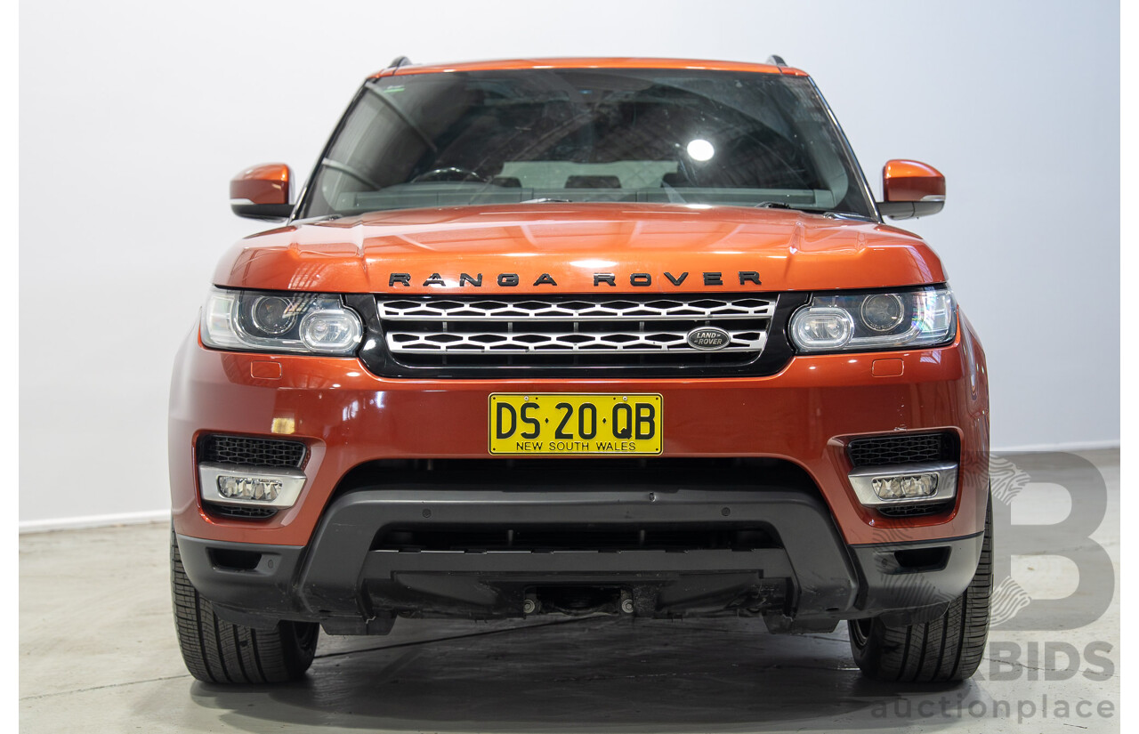 01/2014 Land Rover Range Rover Sport SDV6 HSE (AWD) L494 MY20 4d Wagon Chile Red Turbo Diesel 3.0L