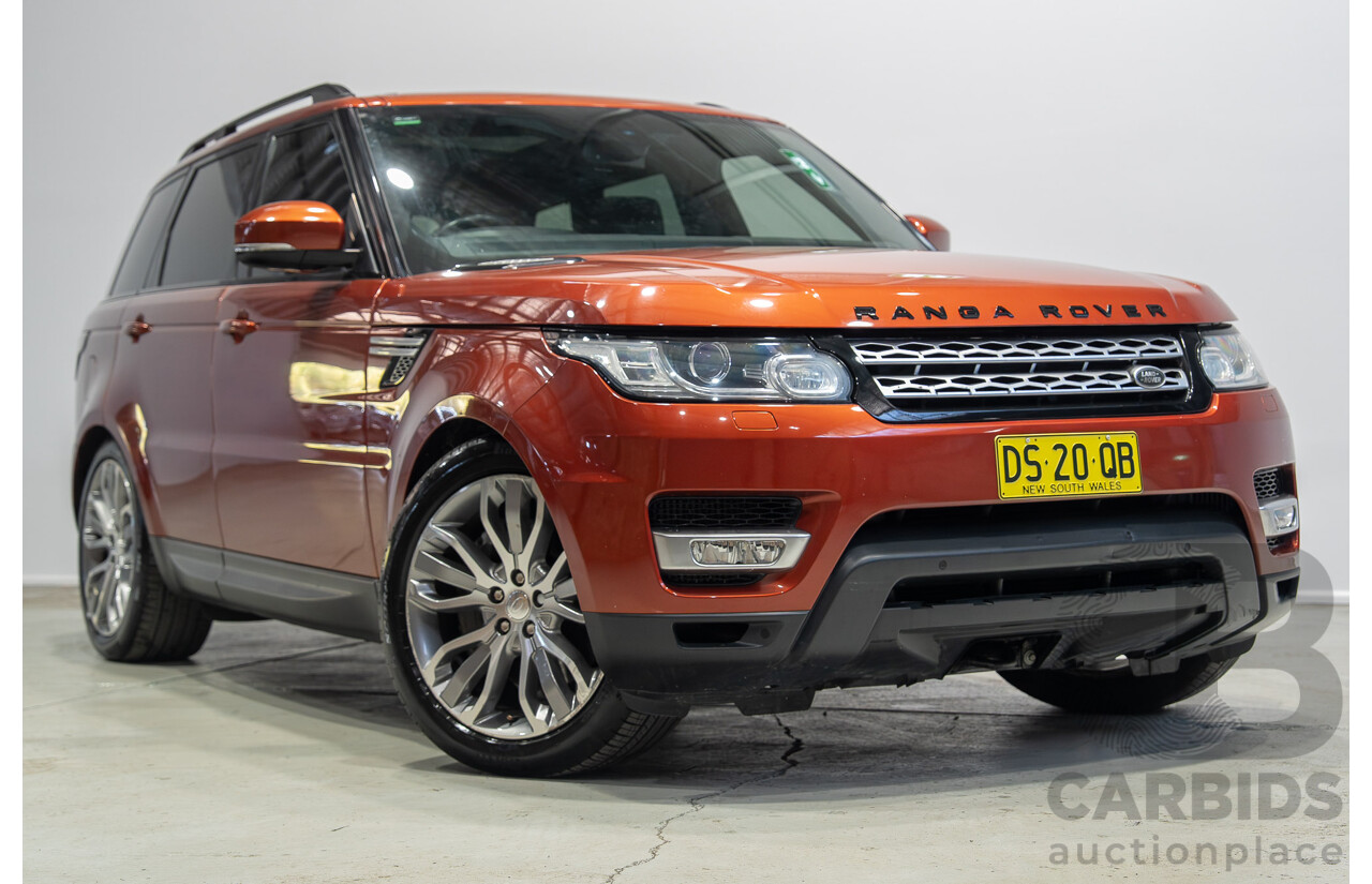 01/2014 Land Rover Range Rover Sport SDV6 HSE (AWD) L494 MY20 4d Wagon Chile Red Turbo Diesel 3.0L