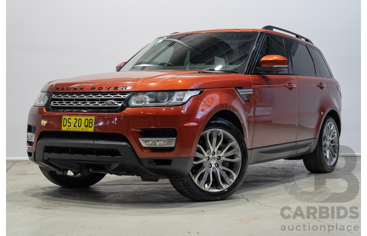 01/2014 Land Rover Range Rover Sport SDV6 HSE (AWD) L494 MY20 4d Wagon Chile Red Turbo Diesel 3.0L
