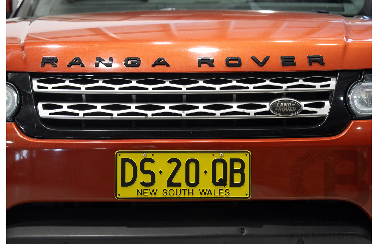 01/2014 Land Rover Range Rover Sport SDV6 HSE (AWD) L494 MY20 4d Wagon Chile Red Turbo Diesel 3.0L