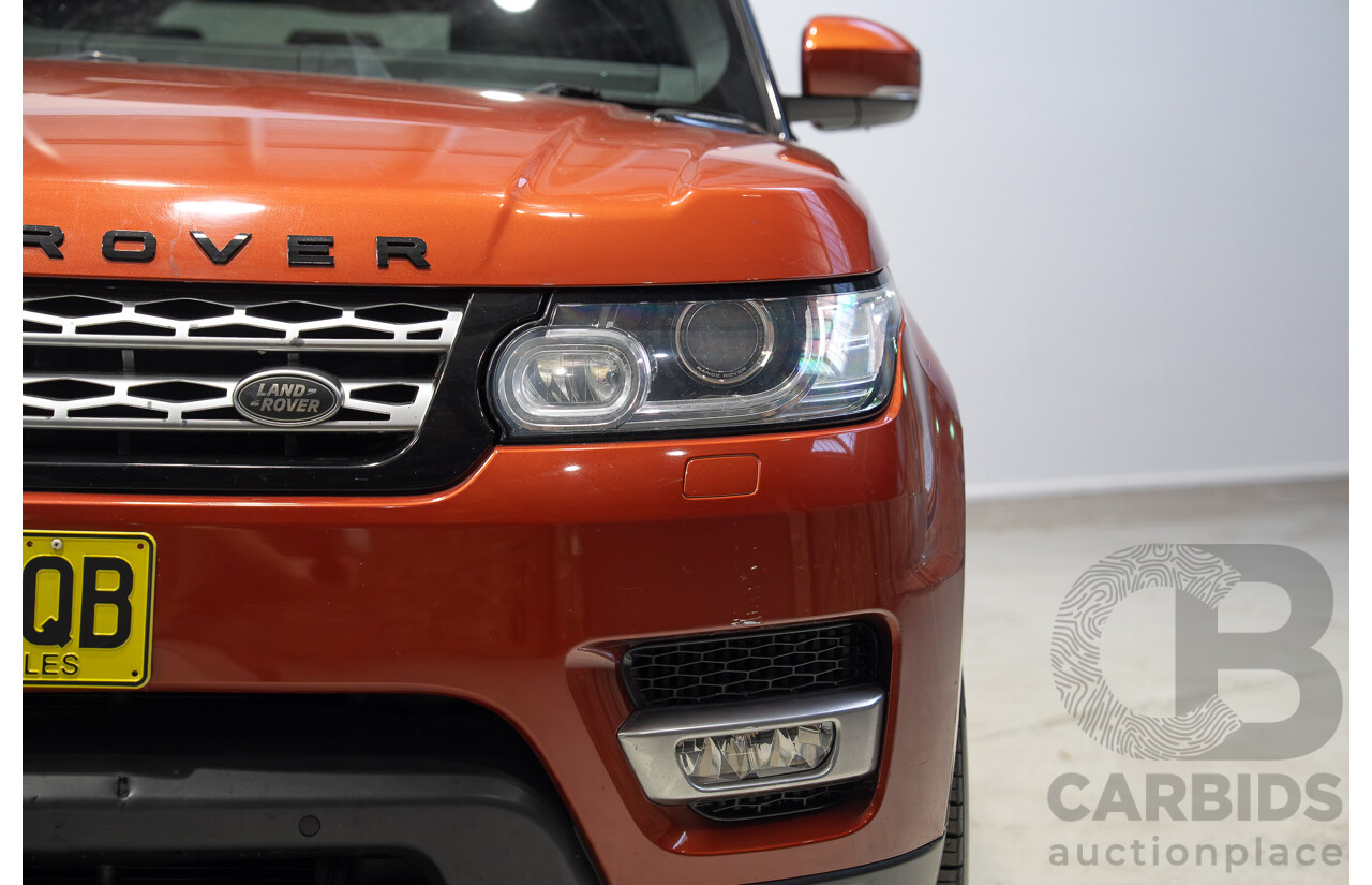 01/2014 Land Rover Range Rover Sport SDV6 HSE (AWD) L494 MY20 4d Wagon Chile Red Turbo Diesel 3.0L