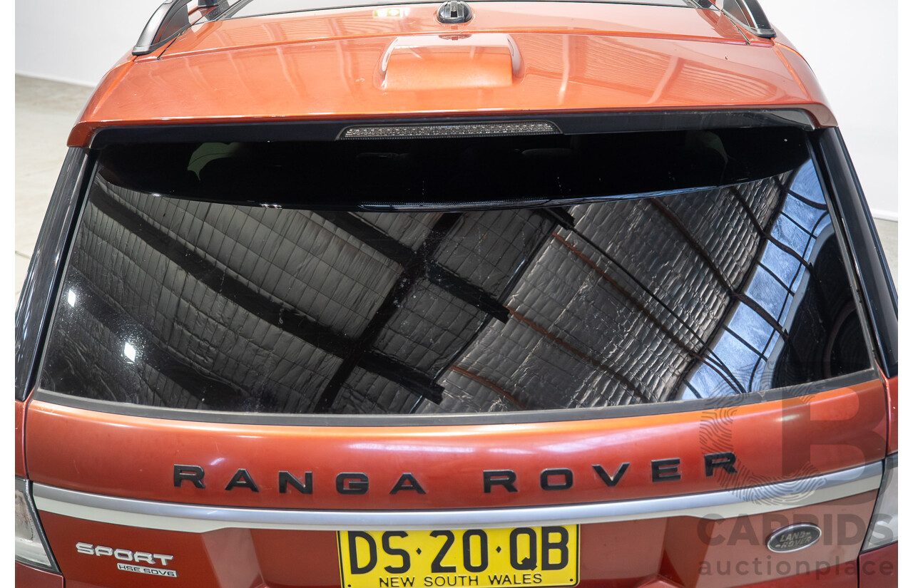 01/2014 Land Rover Range Rover Sport SDV6 HSE (AWD) L494 MY20 4d Wagon Chile Red Turbo Diesel 3.0L