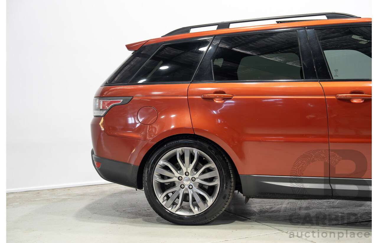 01/2014 Land Rover Range Rover Sport SDV6 HSE (AWD) L494 MY20 4d Wagon Chile Red Turbo Diesel 3.0L