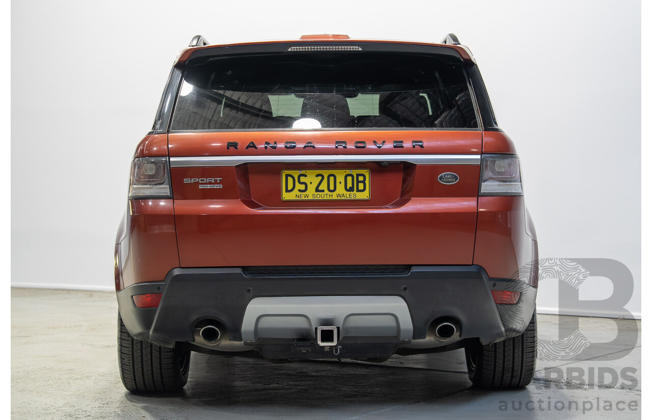 01/2014 Land Rover Range Rover Sport SDV6 HSE (AWD) L494 MY20 4d Wagon Chile Red Turbo Diesel 3.0L