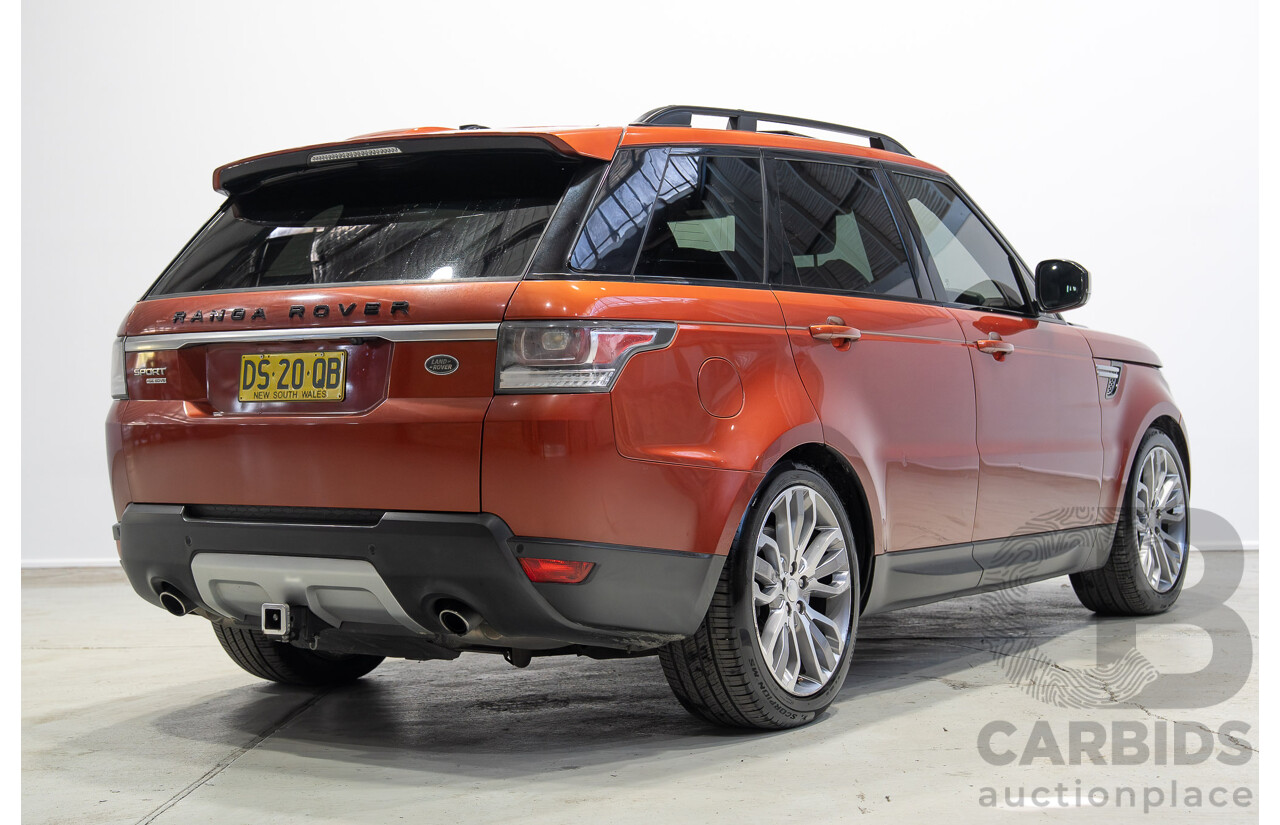 01/2014 Land Rover Range Rover Sport SDV6 HSE (AWD) L494 MY20 4d Wagon Chile Red Turbo Diesel 3.0L