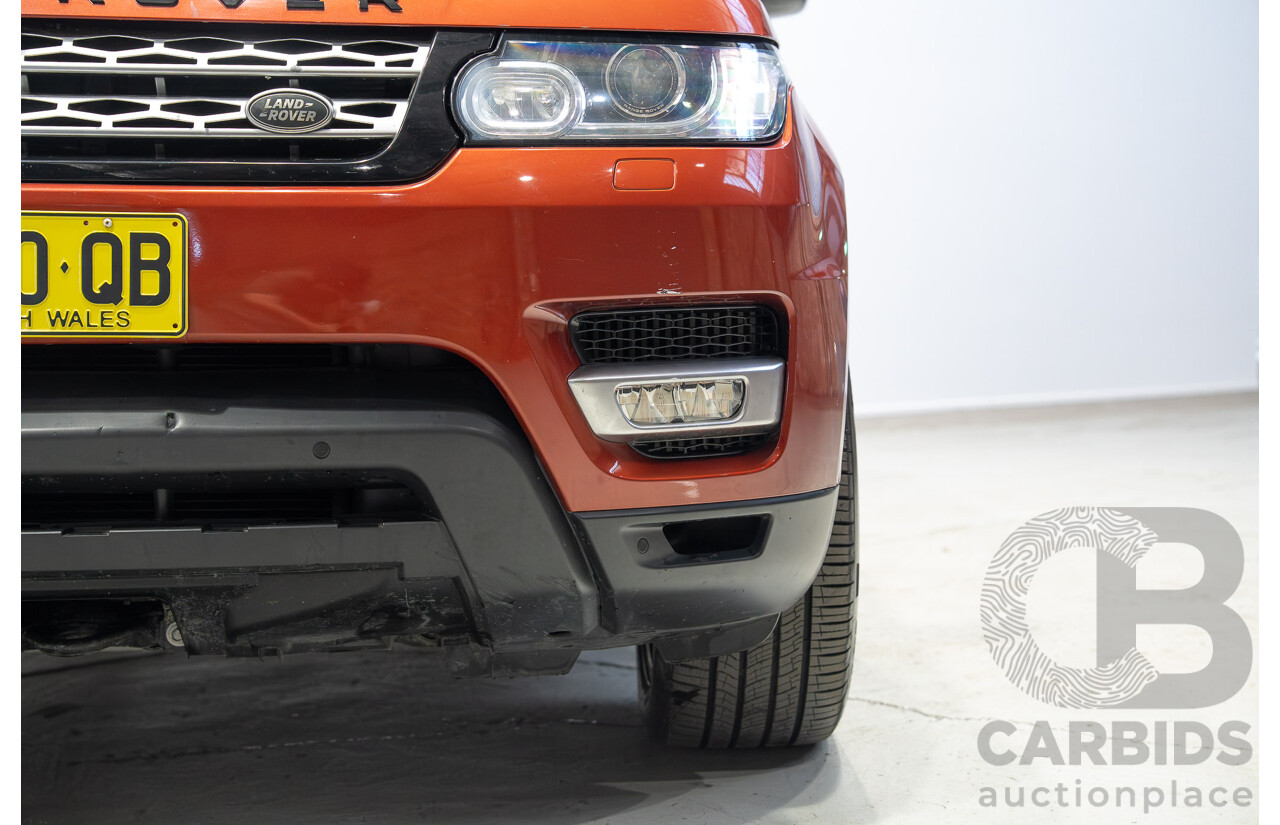 01/2014 Land Rover Range Rover Sport SDV6 HSE (AWD) L494 MY20 4d Wagon Chile Red Turbo Diesel 3.0L