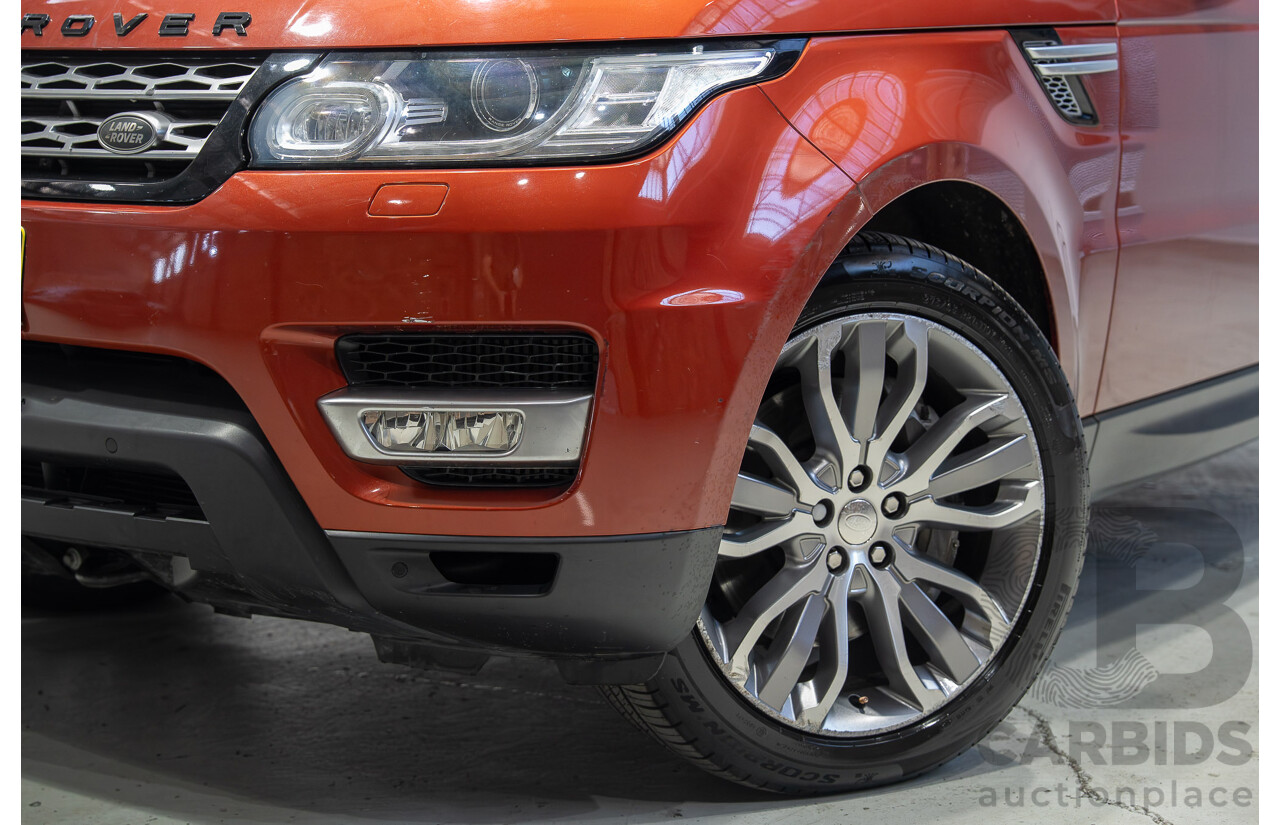 01/2014 Land Rover Range Rover Sport SDV6 HSE (AWD) L494 MY20 4d Wagon Chile Red Turbo Diesel 3.0L