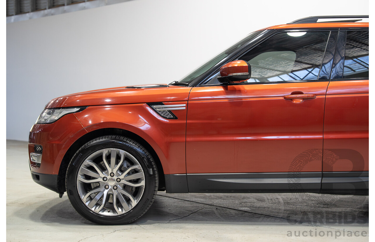 01/2014 Land Rover Range Rover Sport SDV6 HSE (AWD) L494 MY20 4d Wagon Chile Red Turbo Diesel 3.0L