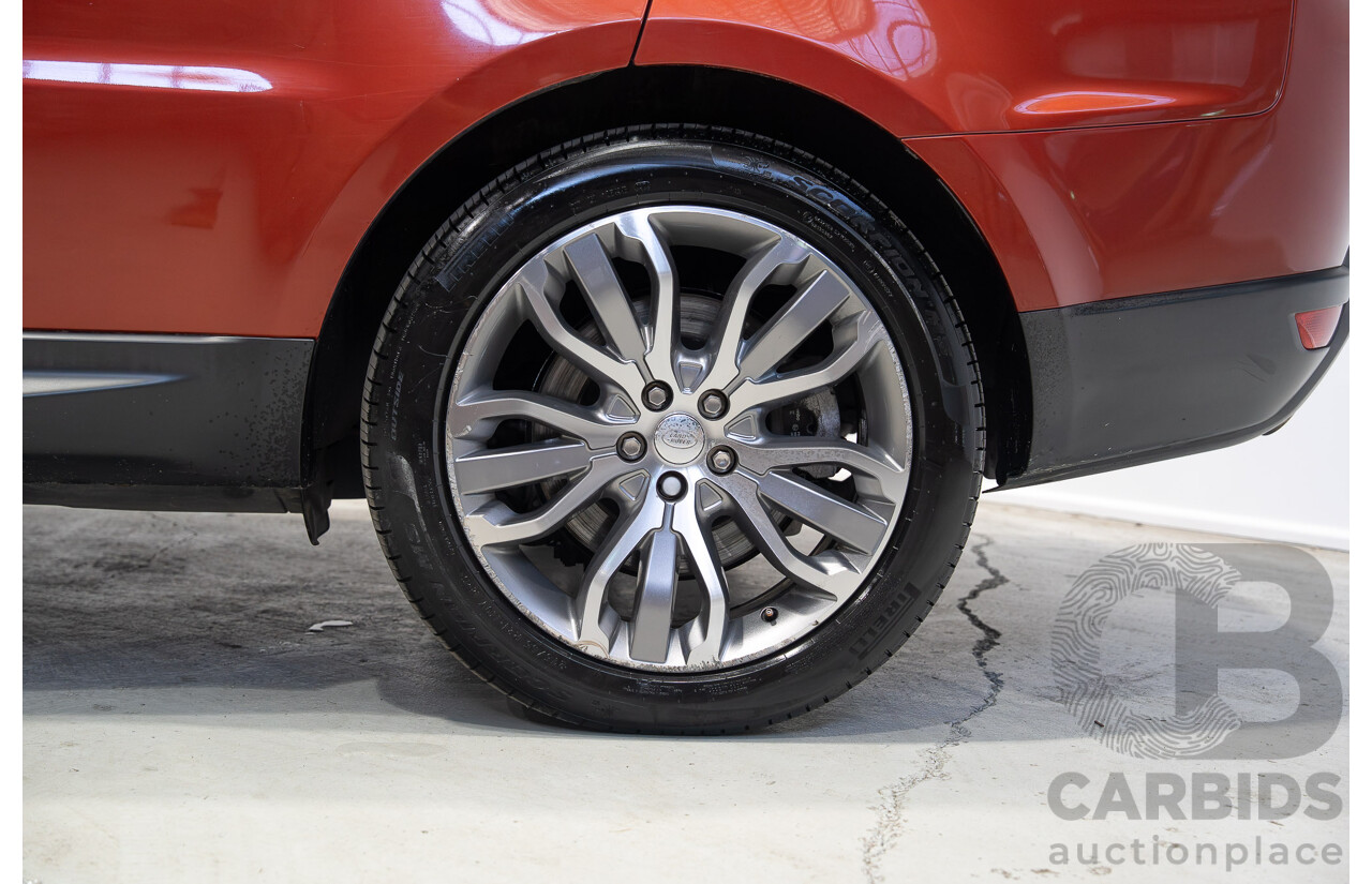 01/2014 Land Rover Range Rover Sport SDV6 HSE (AWD) L494 MY20 4d Wagon Chile Red Turbo Diesel 3.0L
