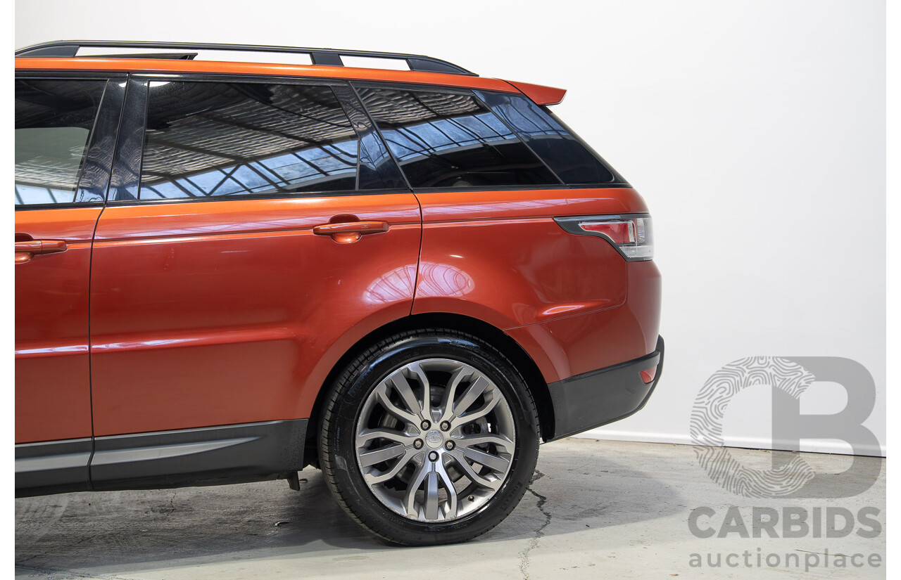 01/2014 Land Rover Range Rover Sport SDV6 HSE (AWD) L494 MY20 4d Wagon Chile Red Turbo Diesel 3.0L