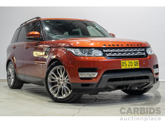 01/2014 Land Rover Range Rover Sport SDV6 HSE (AWD) L494 MY20 4d Wagon Chile Red Turbo Diesel 3.0L