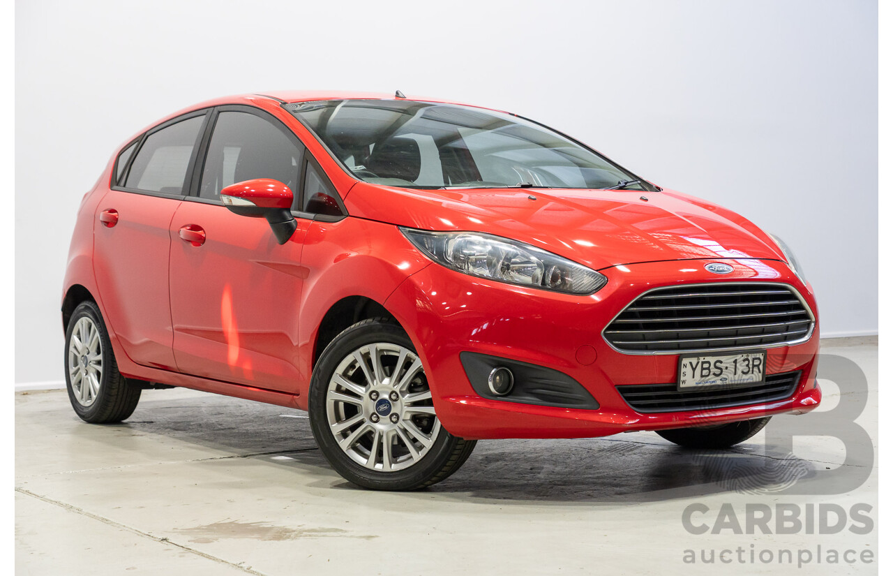 09/2013 Ford Fiesta LX WT 5d Hatchback Red 1.6L
