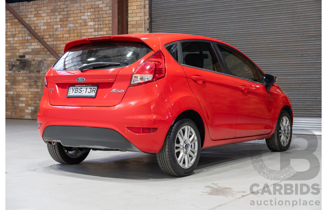 09/2013 Ford Fiesta LX WT 5d Hatchback Red 1.6L