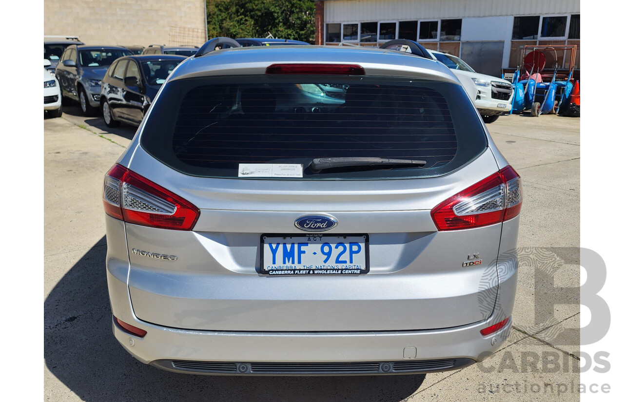 03/2012 Ford Mondeo LX TDCi MC 4d Wagon Silver 2.0L