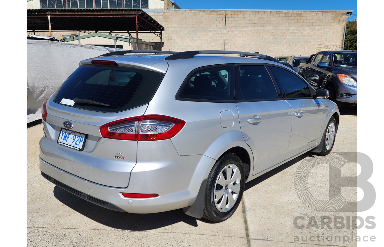 03/2012 Ford Mondeo LX TDCi MC 4d Wagon Silver 2.0L