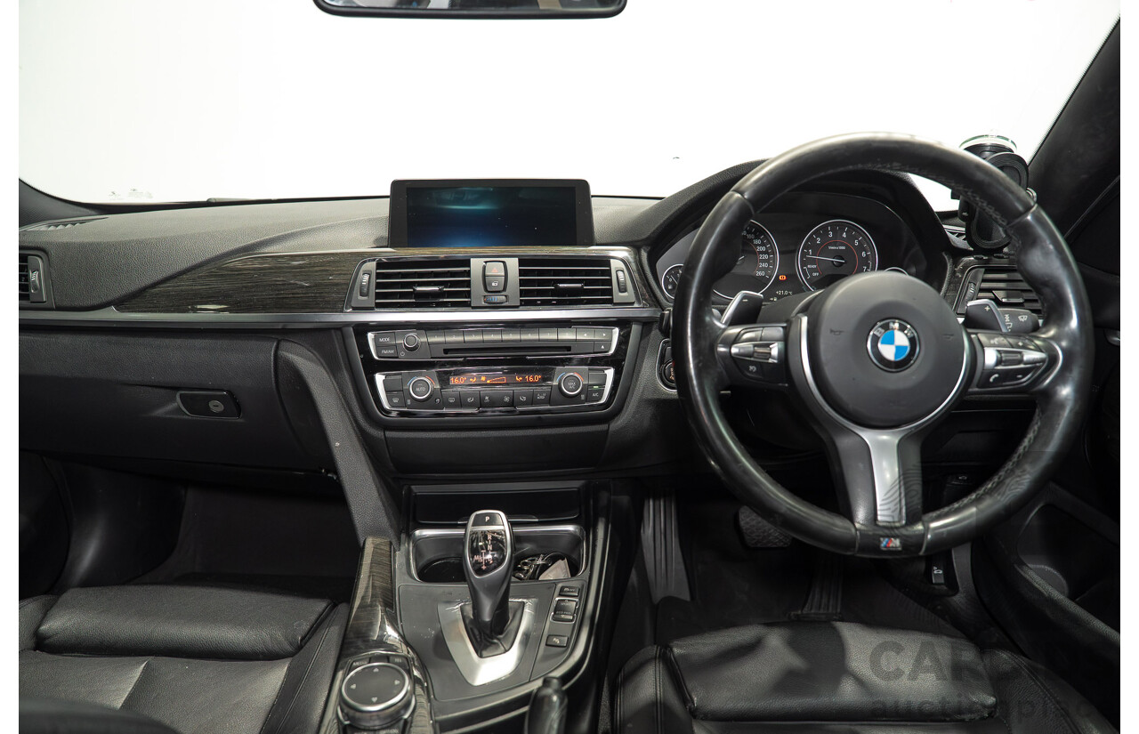 08/2015 BMW 420i M Sport Gran Coupe F36 MY15 5D Coupe Carbon Black Metallic Turbo 2.0L