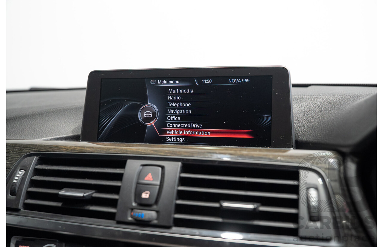 08/2015 BMW 420i M Sport Gran Coupe F36 MY15 5D Coupe Carbon Black Metallic Turbo 2.0L