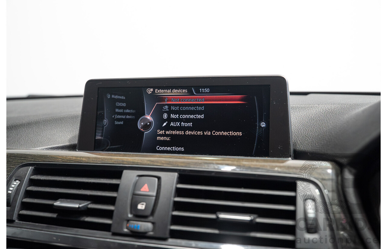 08/2015 BMW 420i M Sport Gran Coupe F36 MY15 5D Coupe Carbon Black Metallic Turbo 2.0L