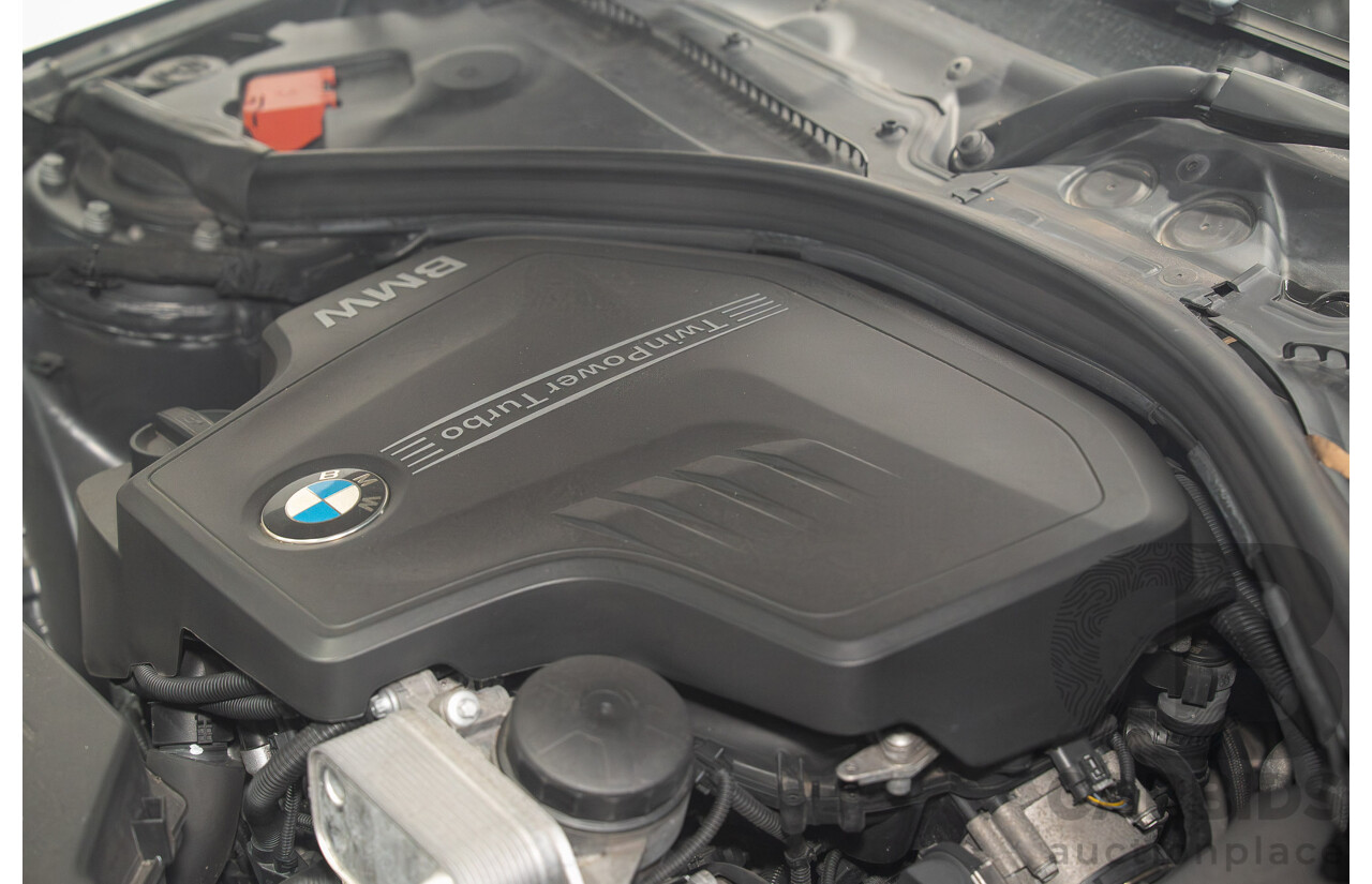 08/2015 BMW 420i M Sport Gran Coupe F36 MY15 5D Coupe Carbon Black Metallic Turbo 2.0L