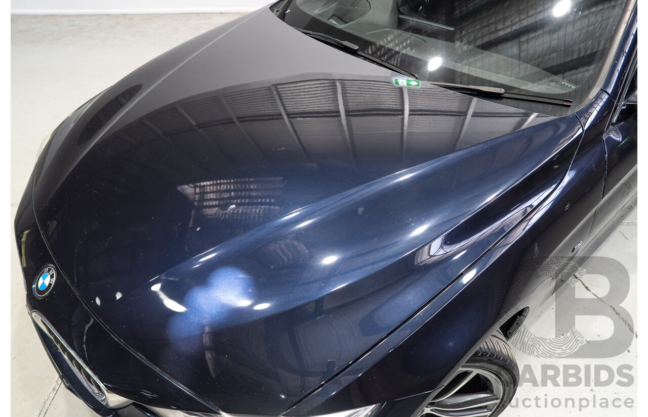 08/2015 BMW 420i M Sport Gran Coupe F36 MY15 5D Coupe Carbon Black Metallic Turbo 2.0L