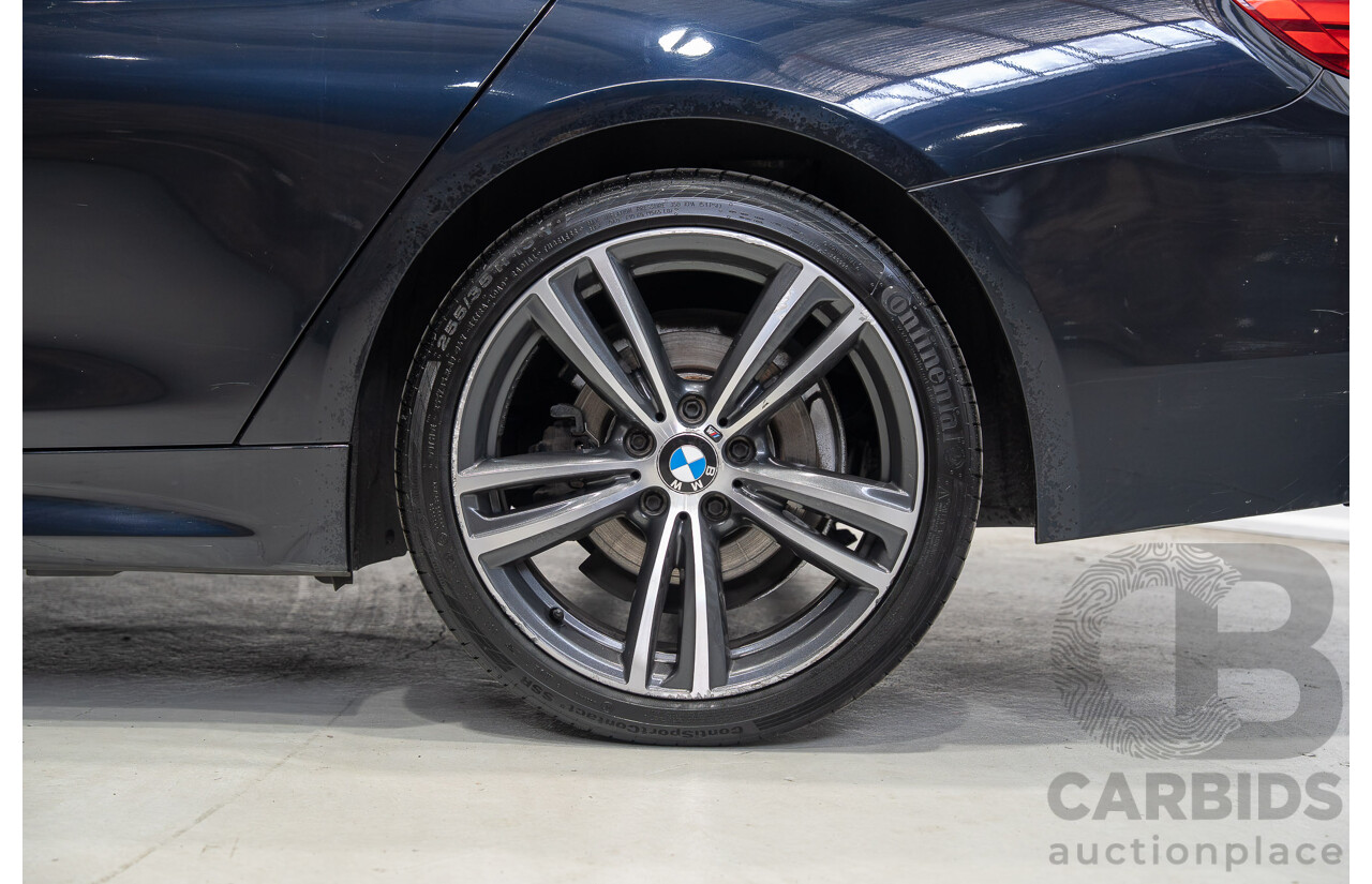 08/2015 BMW 420i M Sport Gran Coupe F36 MY15 5D Coupe Carbon Black Metallic Turbo 2.0L