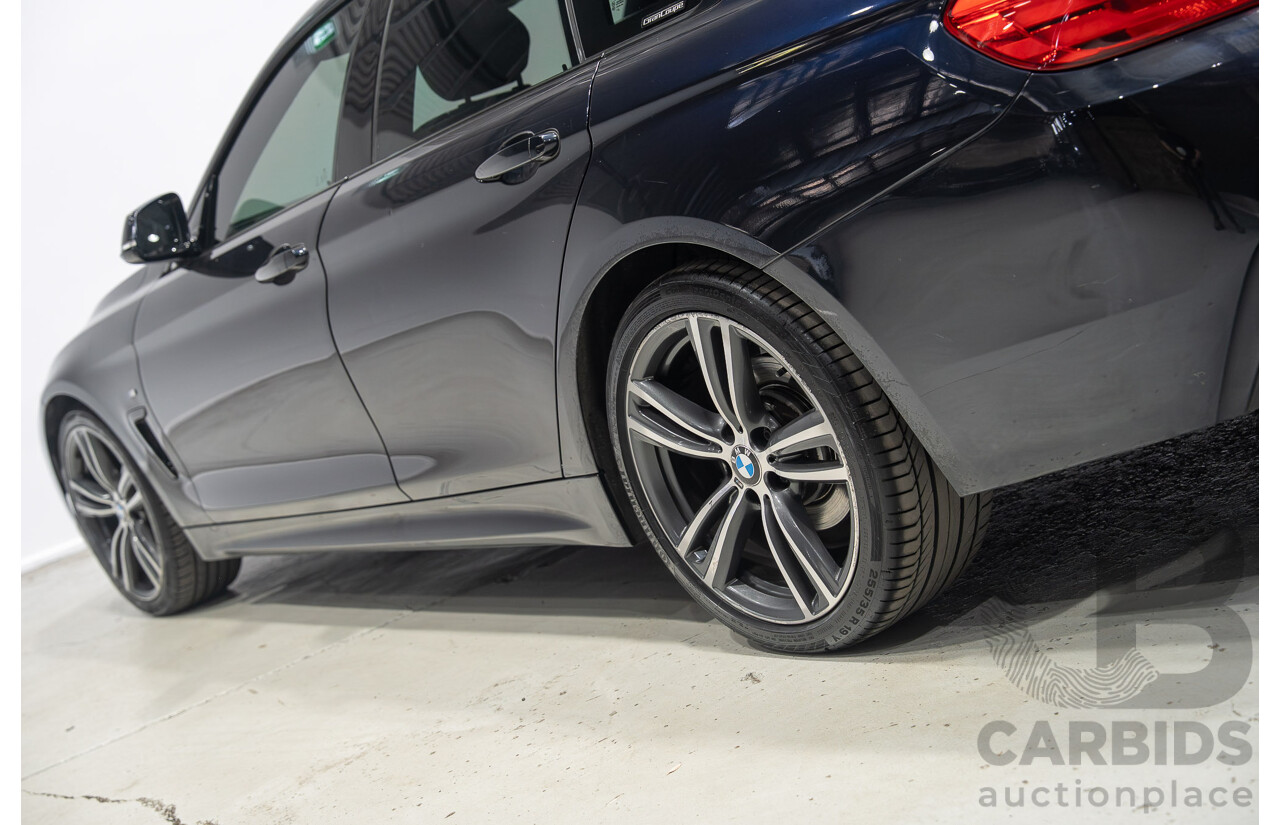 08/2015 BMW 420i M Sport Gran Coupe F36 MY15 5D Coupe Carbon Black Metallic Turbo 2.0L