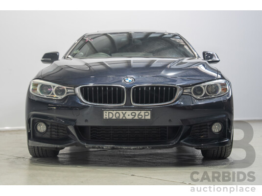 08/2015 BMW 420i M Sport Gran Cupe F36 MY15 5D Coupe Carbon Black Metallic Turbo 2.0L