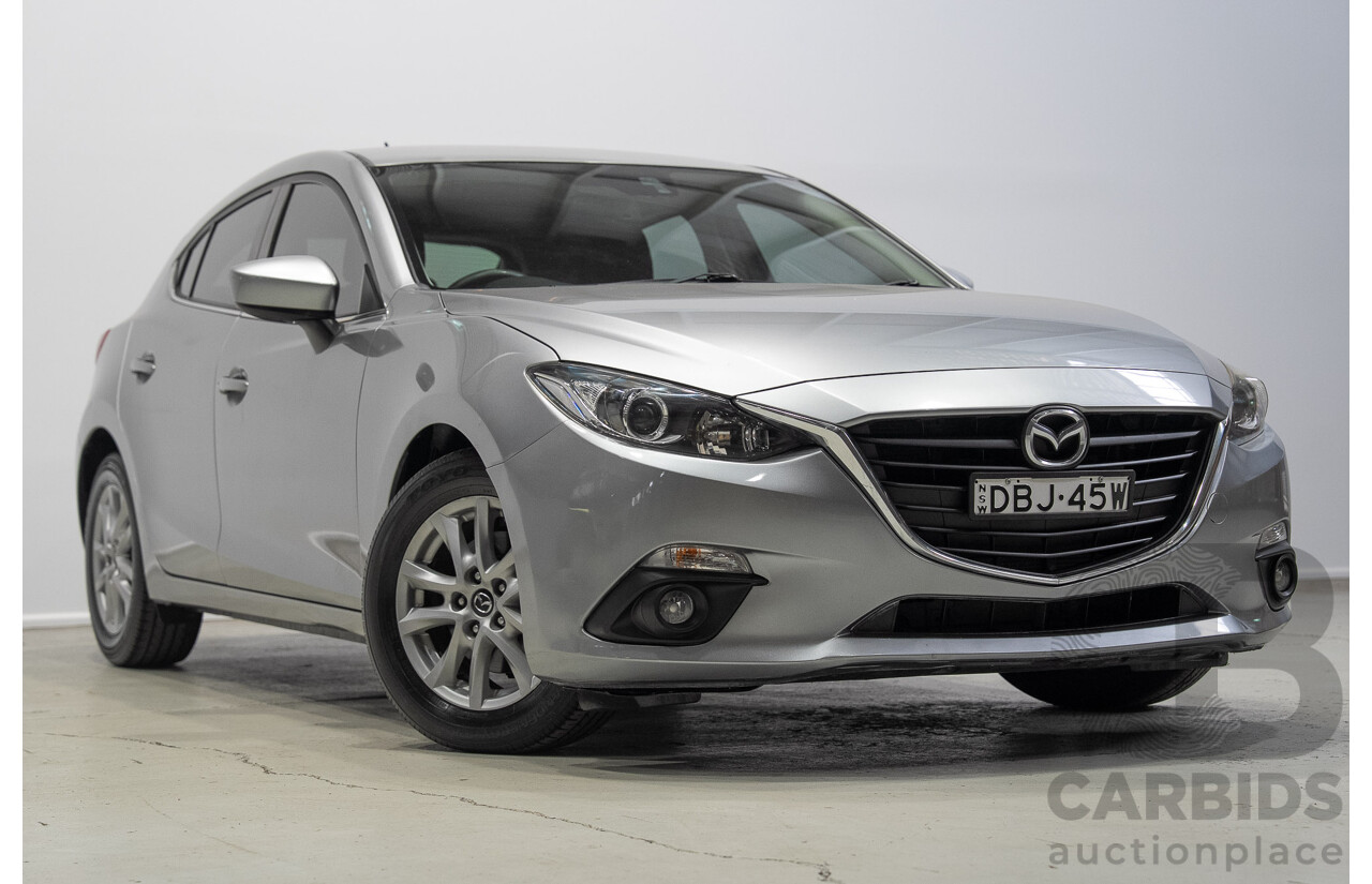 09/2015 Mazda 3 MAXX BM MY15 5d Hatchback Silver 2.0L