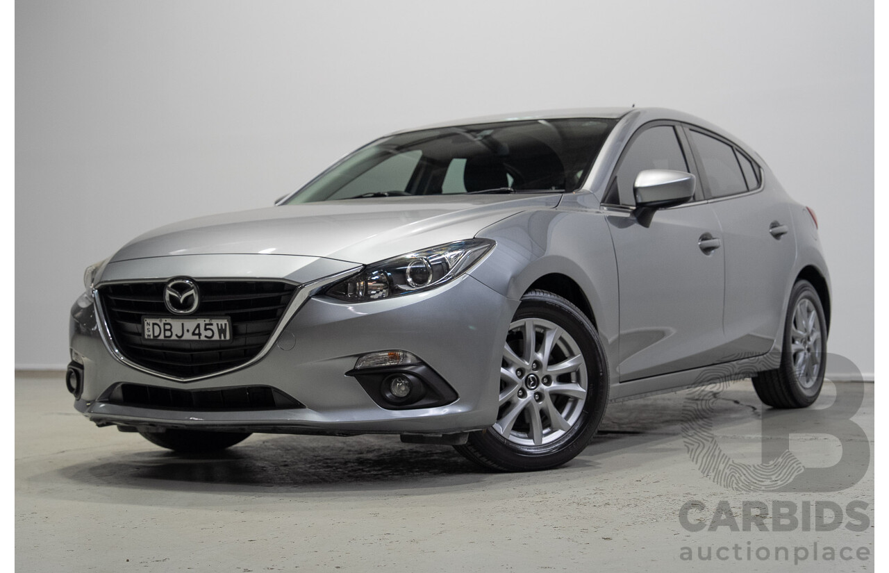 09/2015 Mazda 3 MAXX BM MY15 5d Hatchback Silver 2.0L