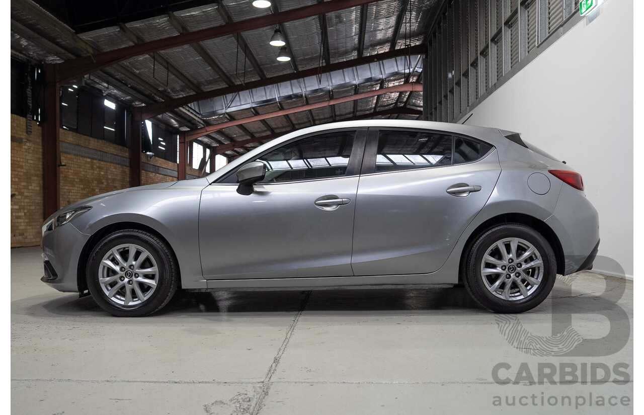 09/2015 Mazda 3 MAXX BM MY15 5d Hatchback Silver 2.0L