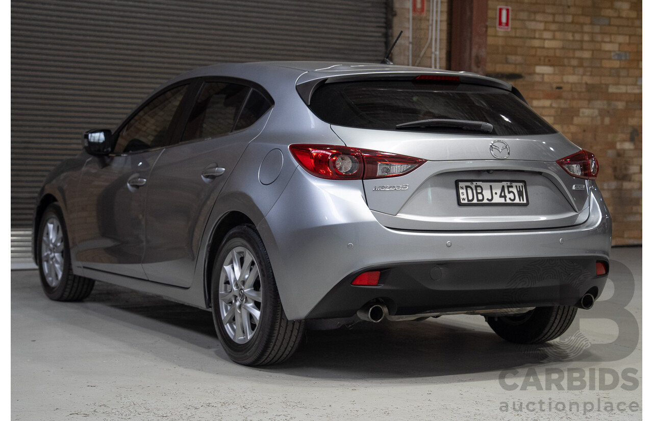 09/2015 Mazda 3 MAXX BM MY15 5d Hatchback Silver 2.0L