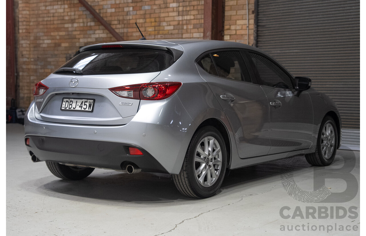 09/2015 Mazda 3 MAXX BM MY15 5d Hatchback Silver 2.0L