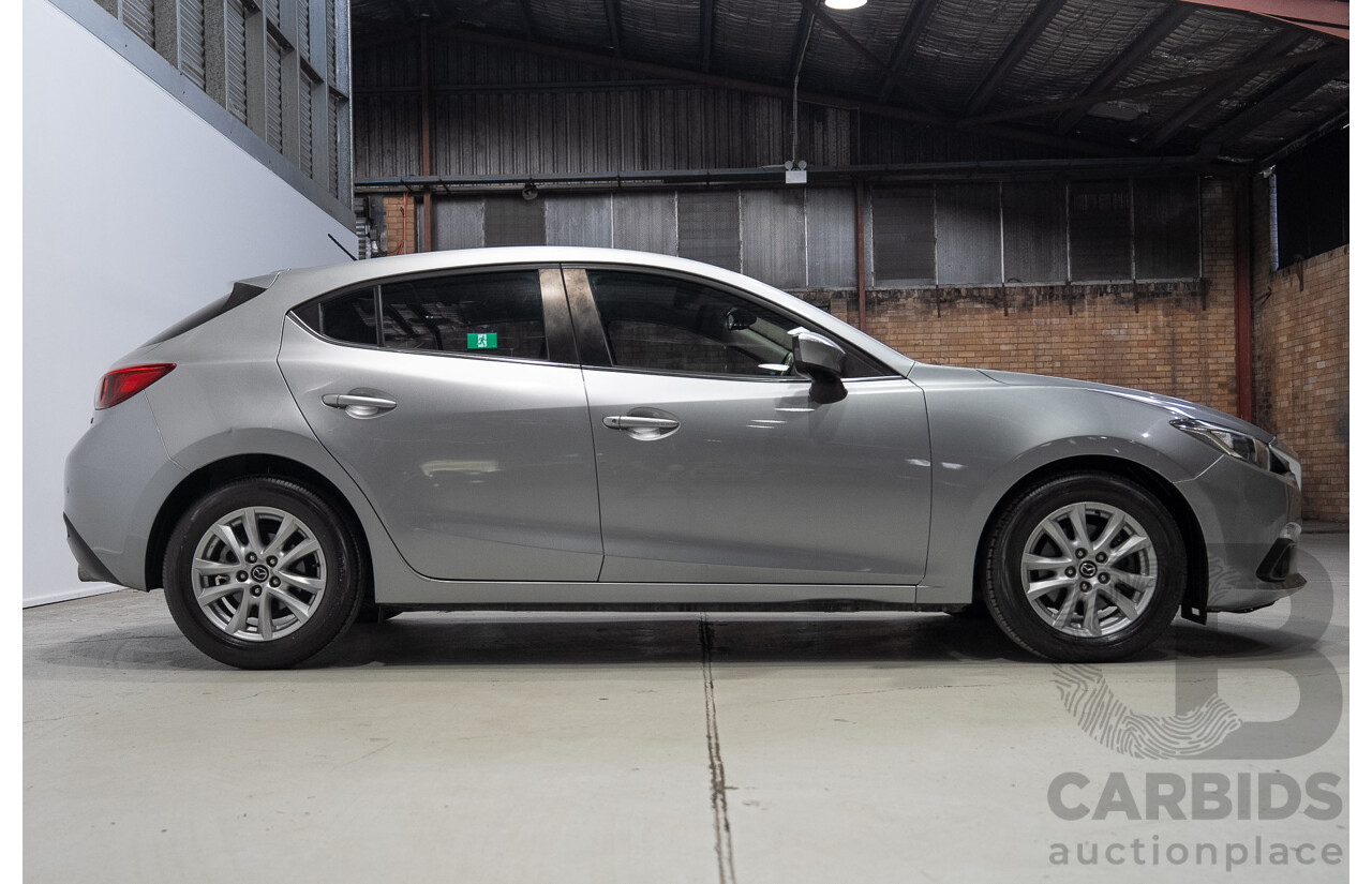 09/2015 Mazda 3 MAXX BM MY15 5d Hatchback Silver 2.0L