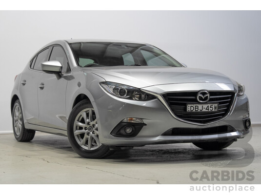 09/2015 Mazda 3 MAXX BM MY15 5d Hatchback Silver 2.0L