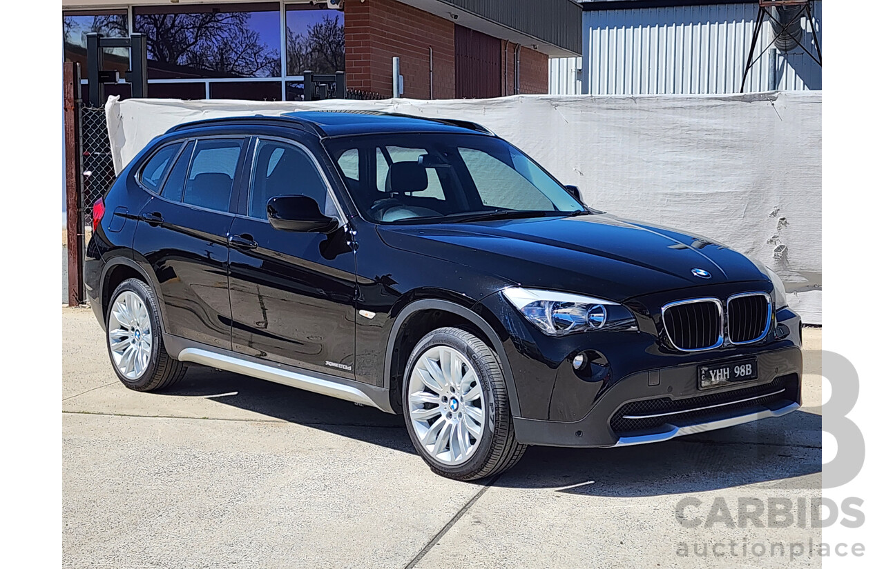 11/2010 Bmw X1 Xdrive 20d E84 4d Wagon Black 2.0L