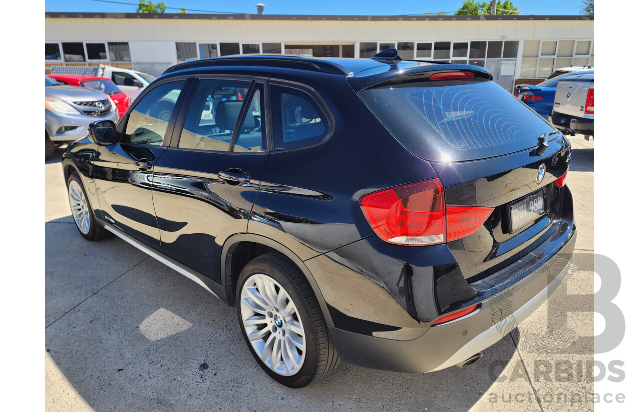 11/2010 Bmw X1 Xdrive 20d E84 4d Wagon Black 2.0L
