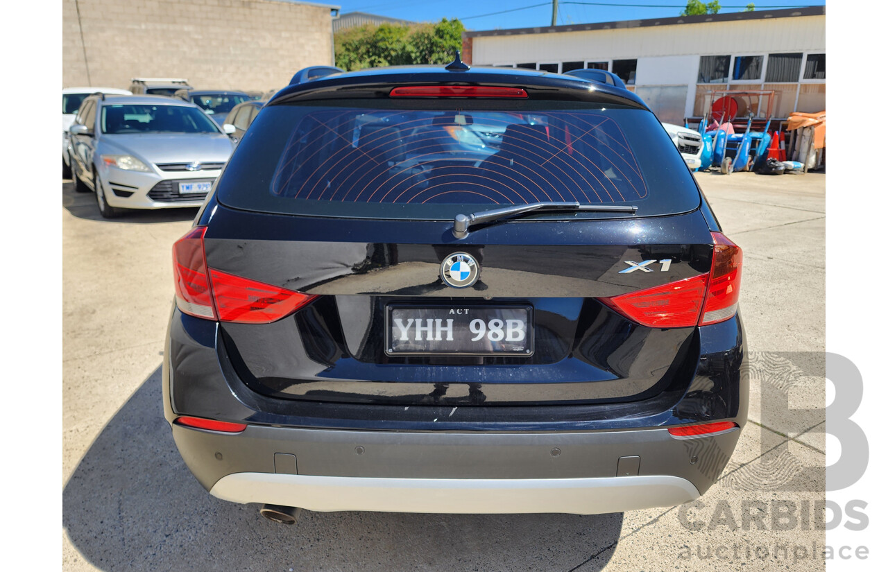11/2010 Bmw X1 Xdrive 20d E84 4d Wagon Black 2.0L