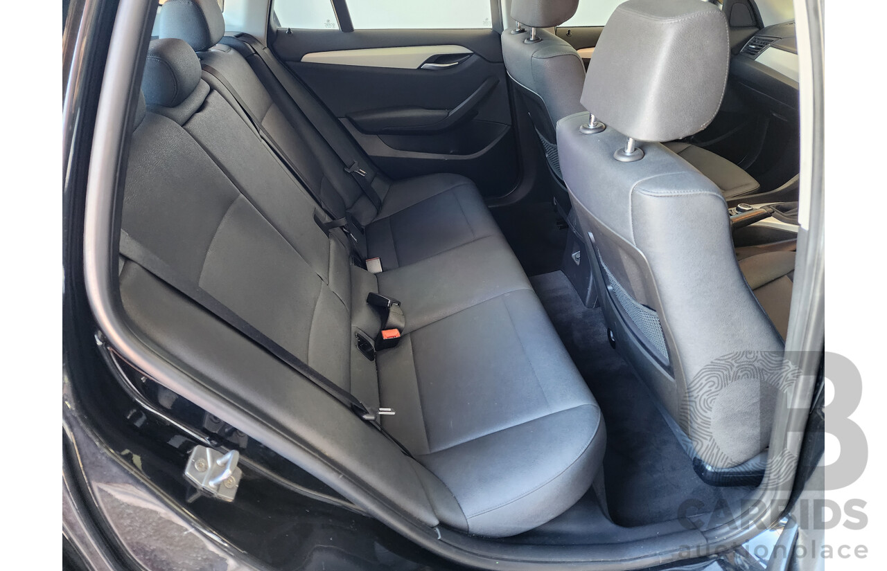 11/2010 Bmw X1 Xdrive 20d E84 4d Wagon Black 2.0L