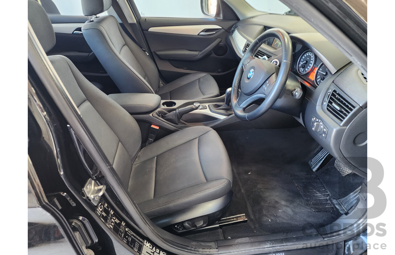 11/2010 Bmw X1 Xdrive 20d E84 4d Wagon Black 2.0L