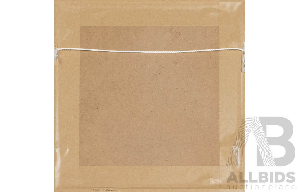 Pro Hart (20th Century, Australian, 1928-2006), House, Ink Drawing, 27H x 27W cm (frame)