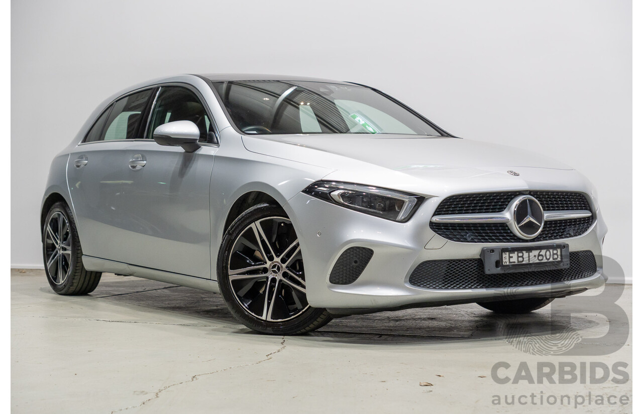 5/2019 Mercedes-Benz A250 177 MY19 5d Hatchback Iridium Silver Metallic Turbo 2.0L