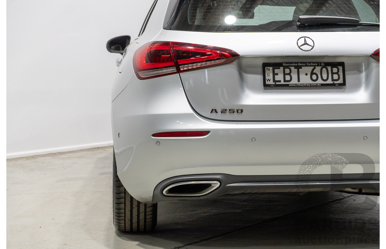 5/2019 Mercedes-Benz A250 177 MY19 5d Hatchback Iridium Silver Metallic Turbo 2.0L